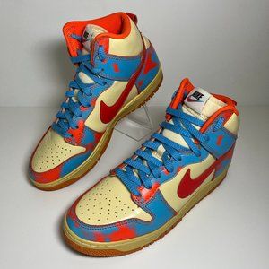 Nike Dunk High 1985 'Orange Acid Wash' - DD9404-800 - Sz 7
